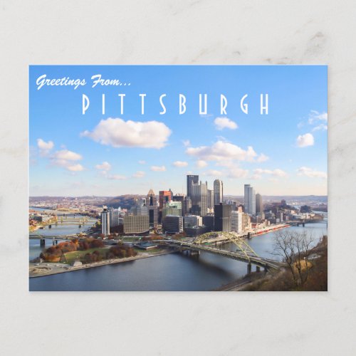 Pittsburgh Skyline Postcard