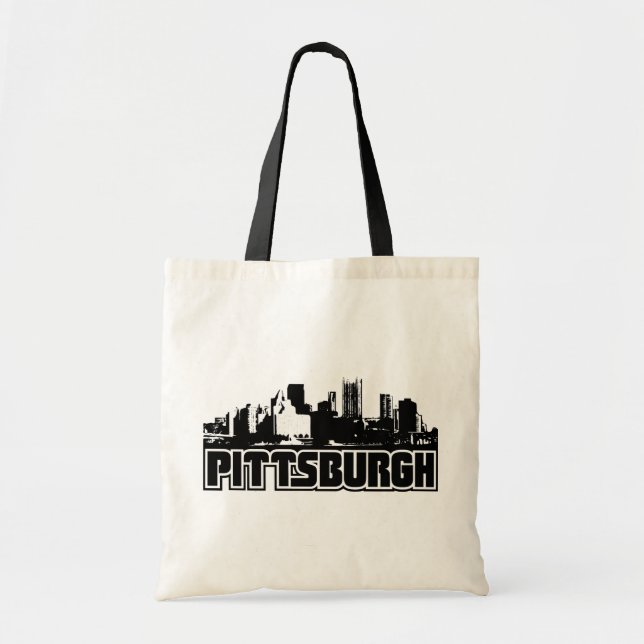 Pittsburgh Skyline Tote Bag (Front)