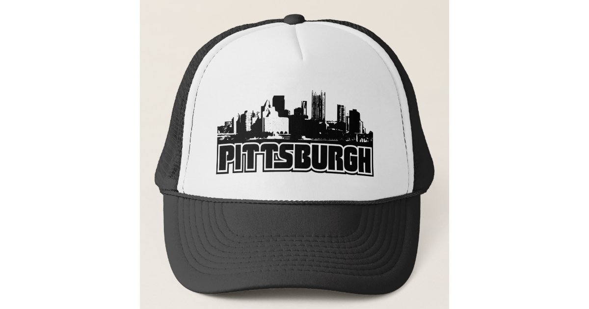 Pittsburgh Skyline Trucker Hat | Zazzle