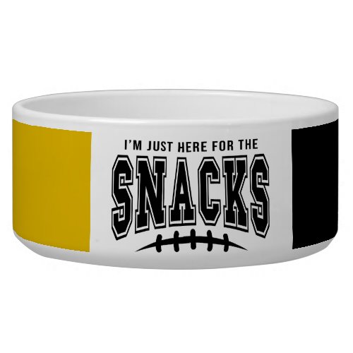 Pittsburgh Steelers Here For The Snacks Pet Bowl