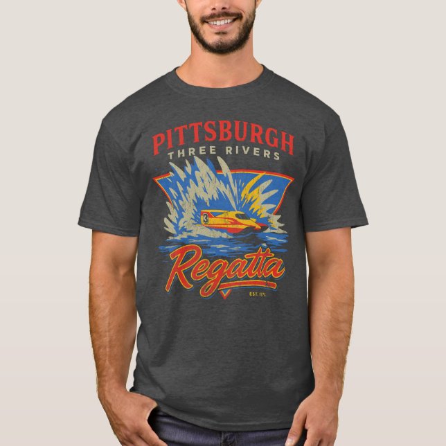 Pittsburgh Three Rivers Regatta  T-Shirt (Front)