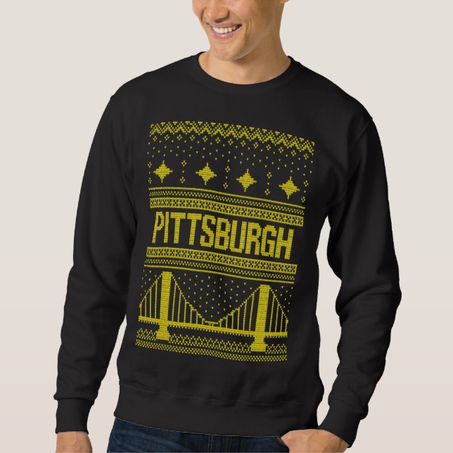 Pittsburgh Ugly Christmas Sweater (Front)