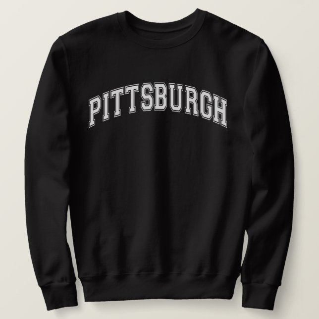 PITTSBURGH University-Style America College Sweatshirt (Design Front)