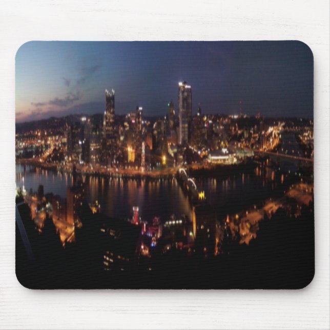 Pittsburgh via Monongahela Incline Mouse Pad (Front)