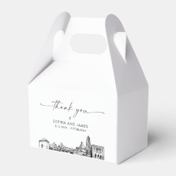 Pittsburgh Wedding Personalized Favor Box