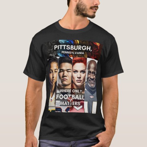 Pittsburgh _ Where only Football Matters T_Shirt