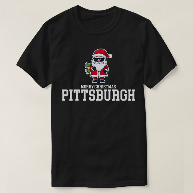 Pittsburgh Xmas T-Shirt (Design Front)