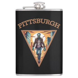 Pittsburgh Zombie Flask