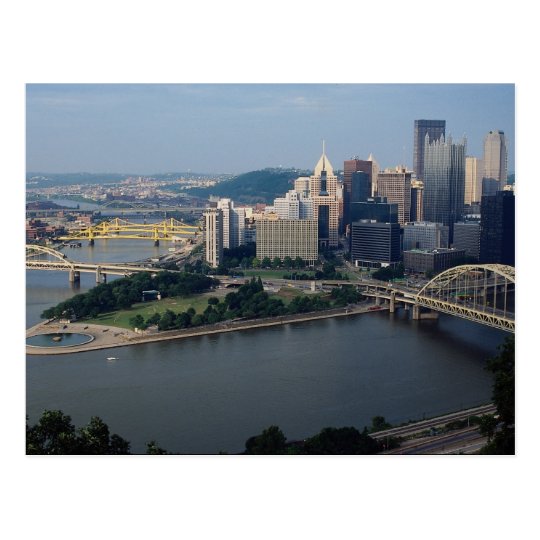 Pittsburgh's Golden Triangle, Pennsylvania, U.S.A. Postcard