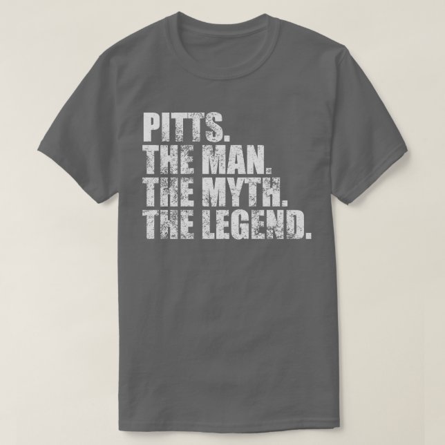 PittsPitts Family name Pitts last Name Pitts Surna T-Shirt (Design Front)