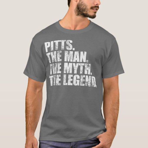 PittsPitts Family name Pitts last Name Pitts Surna T_Shirt