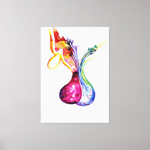 Pituitary structure canvas print
