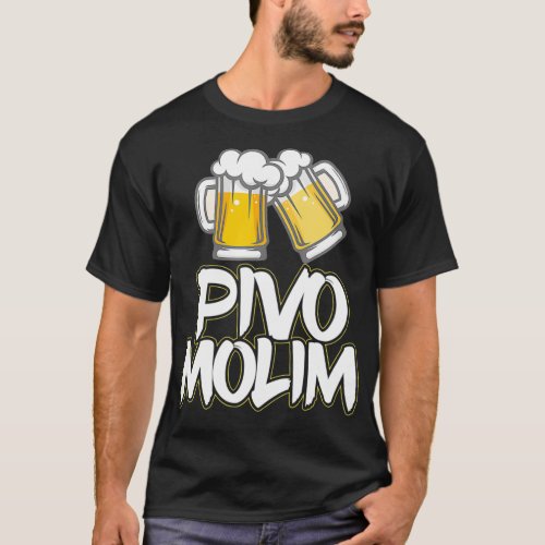 Pivo Molim Beer Please Croatian Vacation Croatia  T_Shirt