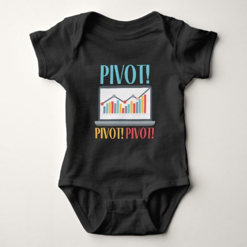 Pivot Analytics Finance Data Science Computer Baby Bodysuit