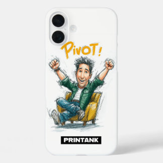 Pivot Cartoon iPhone 16/15 Case｜Gift for Aries iPhone 16 Plus Case