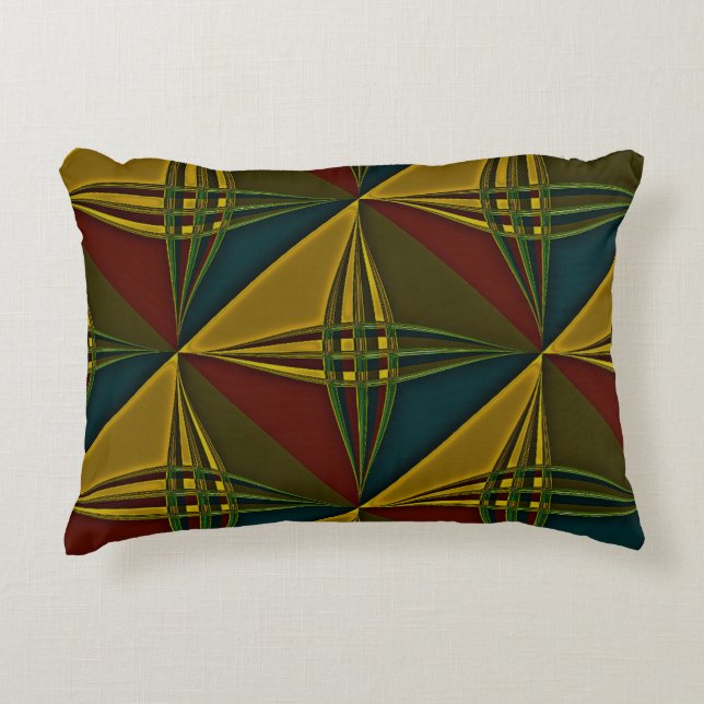 "Pivotal and Colorful" Accent Pillow (Front)