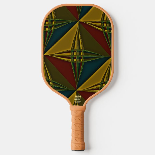 "Pivotal and Colorful"  Pickleball Paddle (Front)