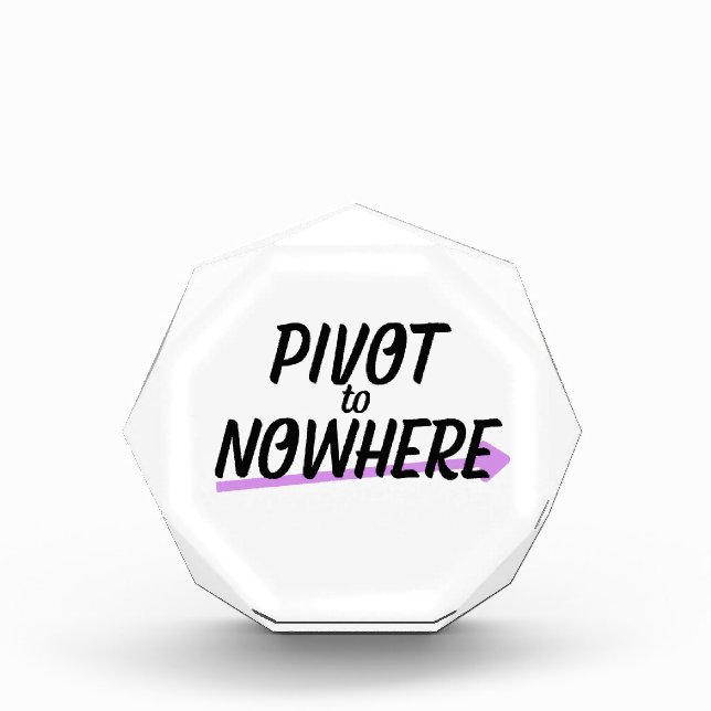 Pivoting Excellence | Premium Acrylic Award (Front)