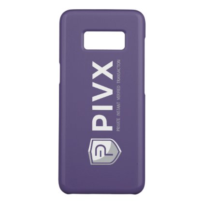 PIVX Purple Phone Case Samsung Galaxy S8