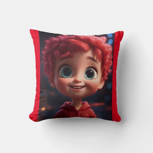 Pixar Baby Carnage Pillow: Delightfull Throw Pillo Throw Pillow (Front)