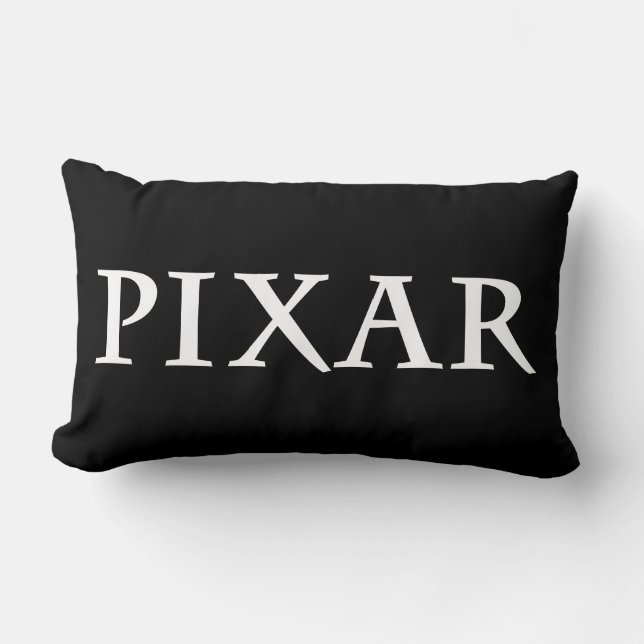 Pixar Custom Color Logo Lumbar Pillow (Front)