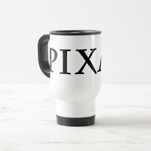 Pixar Custom Color Logo Travel Mug (Front Left)
