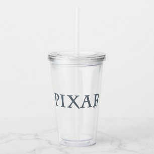 Pixar Gray Logo Acrylic Tumbler