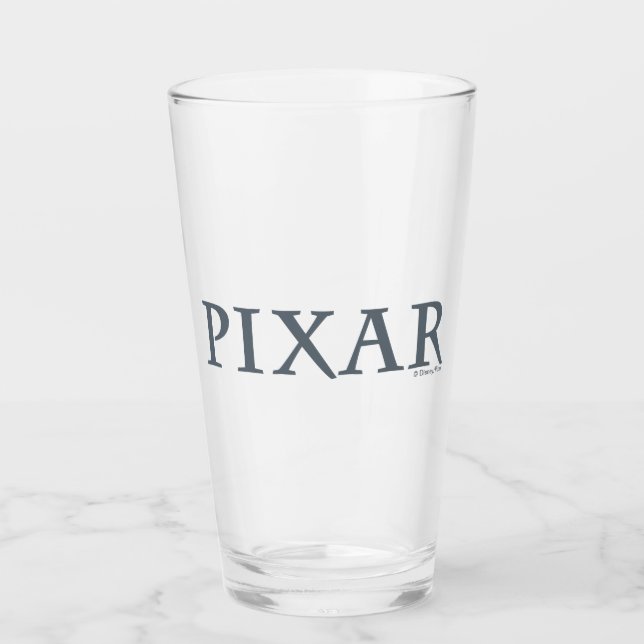 Pixar Gray Logo Glass (Front)