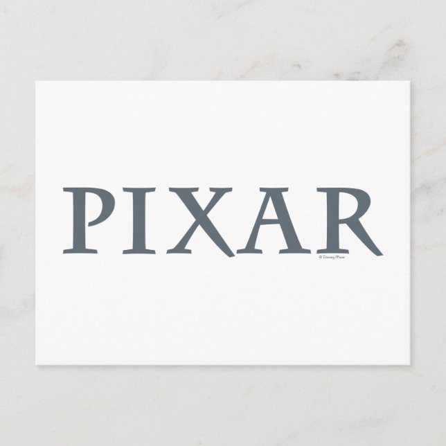 Pixar Gray Logo Postcard (Front)