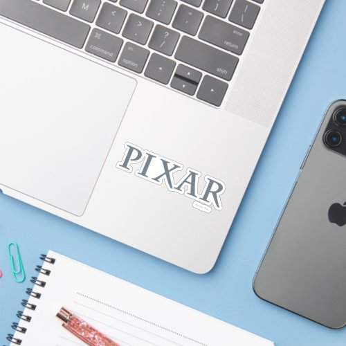 Pixar Gray Logo Sticker