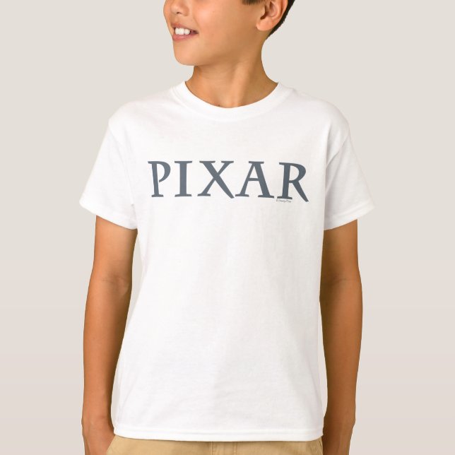 Pixar Gray Logo T-Shirt (Front)