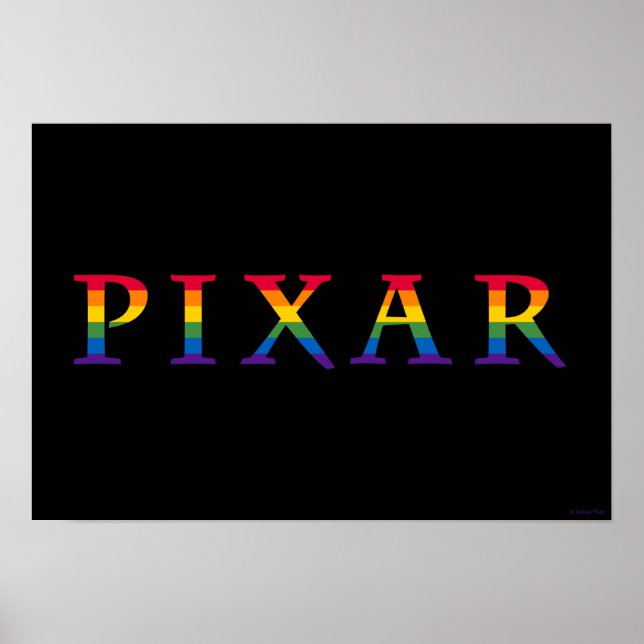 Pixar Rainbow Logo Poster (Front)