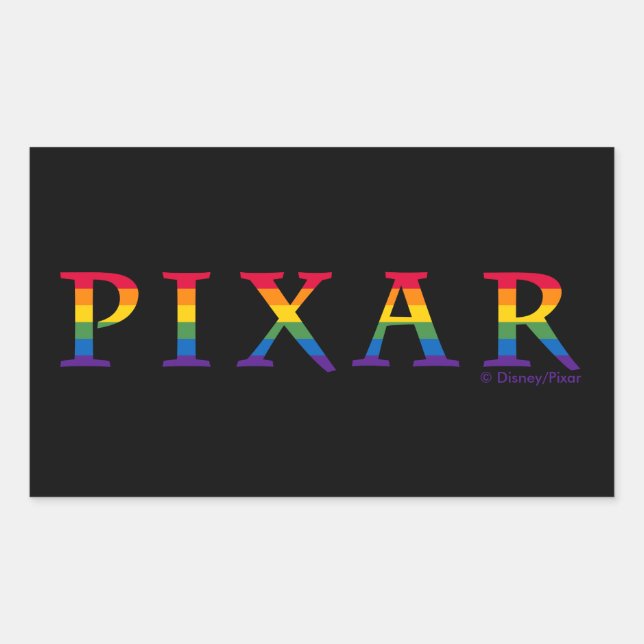 Pixar Rainbow Logo Rectangular Sticker (Front)