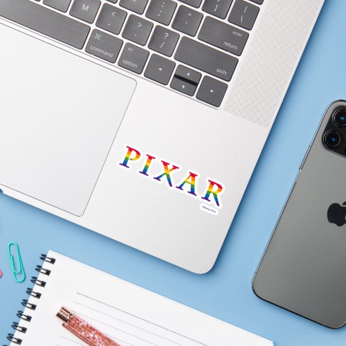 Pixar Rainbow Logo Sticker