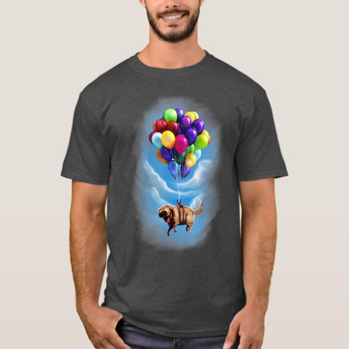 Pixar Up Dug  Balloons  T_Shirt