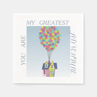 Pixar Up movie napkin