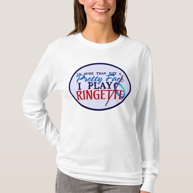 Pixart Ringette Pretty Face T-Shirt (Front)