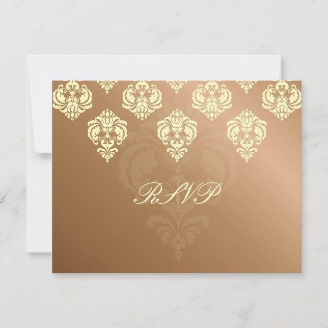 PixDezin Rossellini Damask RSVPs for 5x7 invites (Front)