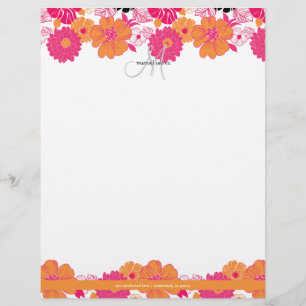 PixDezine Aloha + Monogram Letterhead