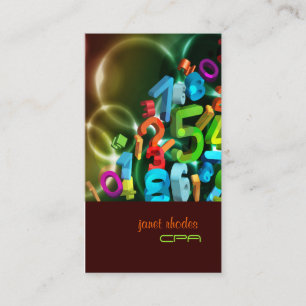 PixDezines 123, CPA/diy colors Business Card