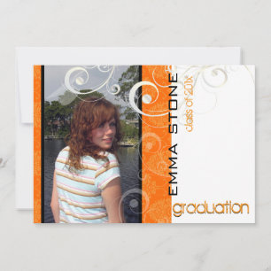 PixDezines 2011 Graduation, Florentius Damask Invitation