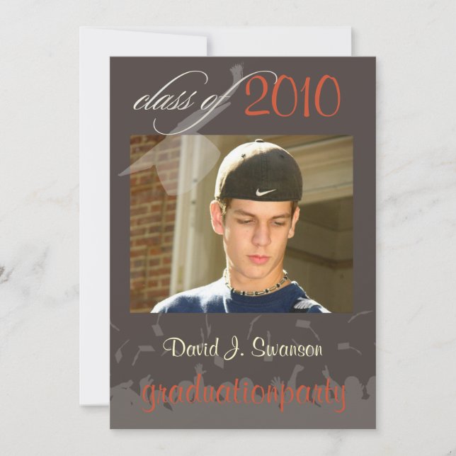 PixDezines 2011 Graduation/Photo/Cap+Gown Invitation (Front)