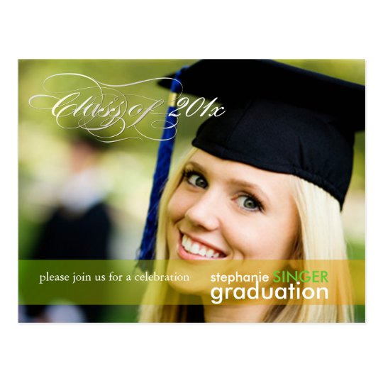 PixDezines 2011 Graduation Photo postcards, Postcard