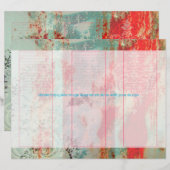 PixDezines Abstract/rusted door+damask (Front/Back)