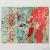 PixDezines Abstract/rusted door+damask (Back)