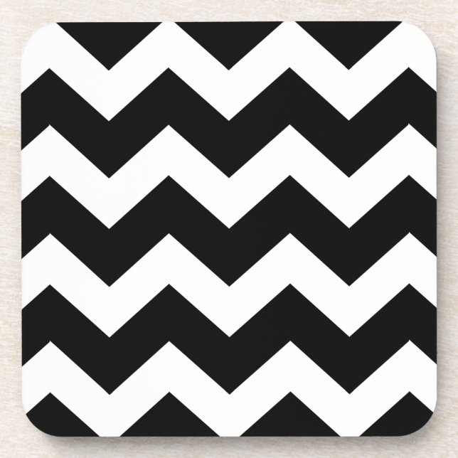 PixDezines adjustable chevron/DIY color Beverage Coaster (Front)