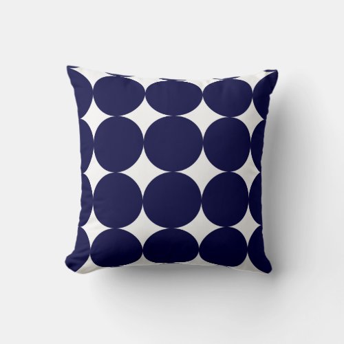 PixDezines adjustable polka dotsdiy textcolors Throw Pillow