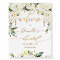 PixDezines Alabaster Roses Welcome Bridal Shower