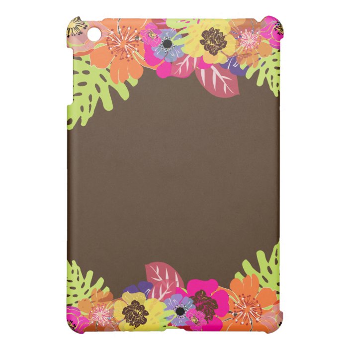 PixDezines Alegre Retro Floral, Monogram available iPad Mini Cases