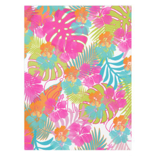 PixDezines Aloha Hibiscus/DIY background color Tablecloth